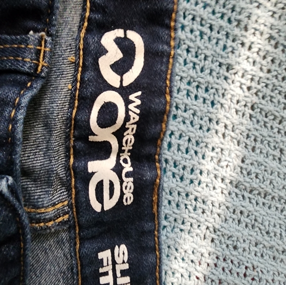 Men's Wearhouse One Slim Fit Jean's 30w x 30L like new - Picture 3 of 6